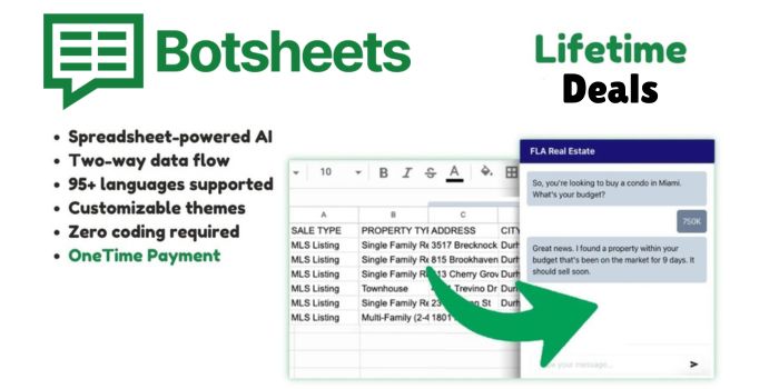 Botsheets Lifetime Deal